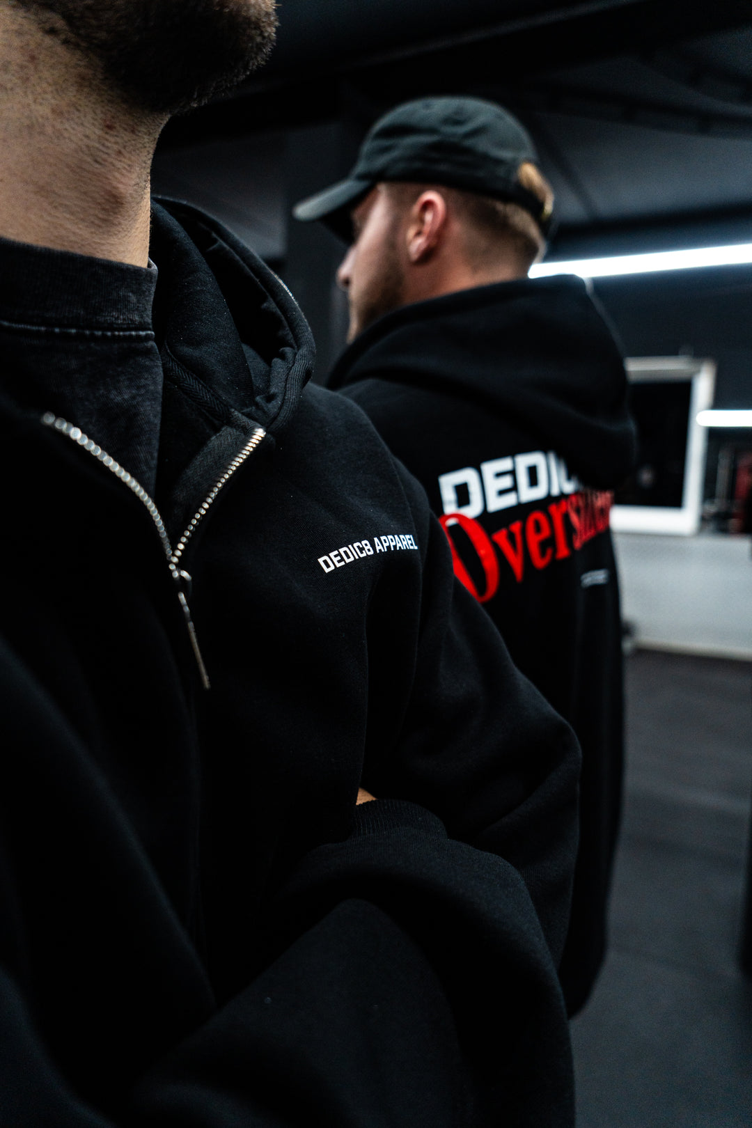 ドゥーズィーエムクラス　Oversized Zip Hoodie Weekday oversized zip hoodie with illusions graphic